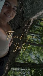 Thank you, Julyyy ❤️

For the things that unfolded exactly as planned.
And for the things that definitely didn’t. 😆

For the conversations that opened my heart.
For the moments that challenged me.
For the reminders.
The lessons, the laughter, the tears.

For everything that asked me to trust a little more deeply…
Because this is what life is ultimately about I guess.🤷🏻‍♀️

This month was not about having all the answers but more about living the questions!

About learning, adjusting, reflecting, letting go of some things, making space for others and continuing to show up.

A little more honestly and fully.
A little more myself.

Now I close this chapter with gratitude and curiosity for what August will bring… 🤸🏽‍♀️✨

#monthrecap #thankyoujuly #presence #selfawareness #trust